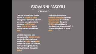 Pascoli  Lassiuolo [upl. by Nahsad]