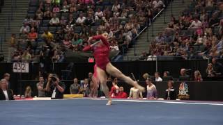 Aly Raisman  Floor Exercise  2016 Secret US Classic  Senior [upl. by Madda702]