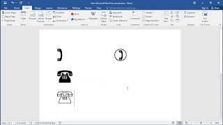 How to insert Telephone sign symbol in Word [upl. by Jurgen112]