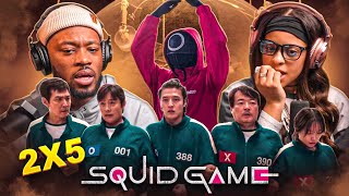 SQUID GAME 2X5 REACTION quotOne More Gamequot 오징어 게임 [upl. by Eizdnil]