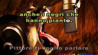 Fausto Leali Angeli negri Karaoke [upl. by Ylram926]