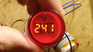 Inside a 22mm digital panel indicatorvoltmeter [upl. by Eitsyrc]