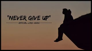 Christian Rap  David Robledo  quotNever Give Upquot  Christian Hip Hop Lyric Video [upl. by Danny]