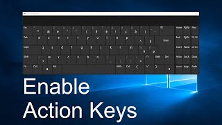 How to Enable or Disable Action Keys [upl. by Gram297]