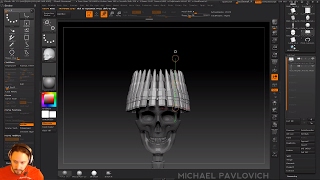 PavWork09 Controlling ZBrush Curves [upl. by Nnairda]