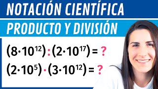 NOTACIÓN CIENTÍFICA 🟦 Multiplicación y División [upl. by Aloibaf]