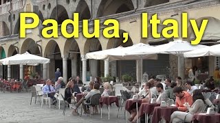 Padua Italy travel in the Old Town [upl. by Acinnej]