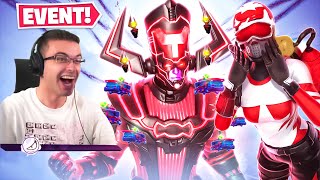 Nick Eh 30 reacts to GALACTUS EVENT in Fortnite [upl. by Belac]