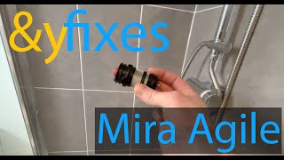 HOW TO FIX Mira Agile Mixer Cartrtidge Replacement Guide [upl. by Jenks]