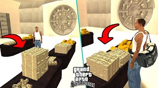 Real Bank in GTA San AndreasBank Robbery [upl. by Ahtan943]