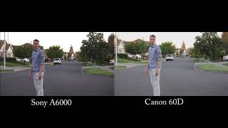 Sony A6000 vs Canon 60D Video Test [upl. by Ailime]