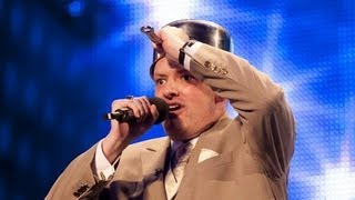 Dalek impersonator Martyn Crofts  Britains Got Talent 2012 audition  International version [upl. by Jestude]