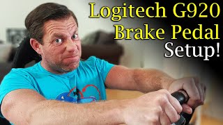 How To Correctly Setup Your Logitech G920 G923 Brake Pedal [upl. by Izogn]