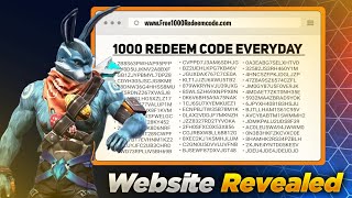 Free Redeem Code Website Revealed 🔥🤘 [upl. by Birkner]