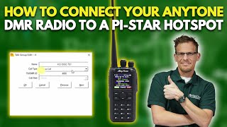 How to Connect Your AnyTone DMR Radio to a PiStar Hotspot [upl. by Htieh540]