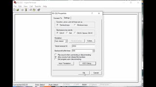Comunicación serial RS232 con Hyperterminal [upl. by Adimra197]