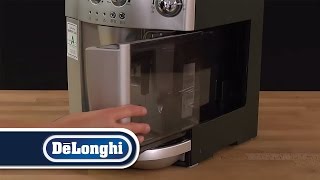 DeLonghi How To Descale Magnifica ESAM4200 [upl. by Ecerehs]