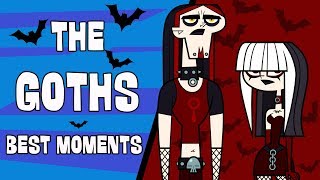 RIDONCULOUS RACE The Goths best moments  Total Drama [upl. by Damali]