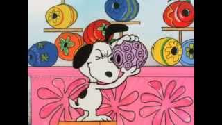 Snoopy and Bunnies Dance scene from Its the Easter Beagle Charlie Brown 1974 [upl. by Anaeg]