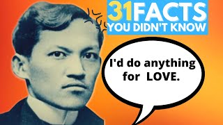 31 MIND BOGGLING Facts ABOUT JOSE RIZAL Philippiness National HeroFilipino History nolemetangere [upl. by Siegel50]