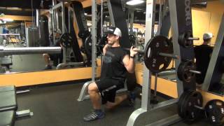 Smith Machine 101 Split Squats [upl. by Ajnot961]