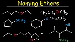 Naming Ethers  IUPAC Nomenclature With Branching Organic Chemistry Practice Problems [upl. by Lundberg]