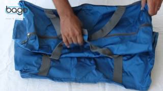 How To Fold amp Unfold Duffle Bag [upl. by Ayokal]