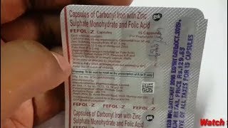 Fefol Z capsule review in Tamil Medicine Health [upl. by Eetsirhc870]