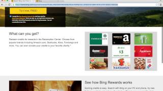 How to Get 10000 Free Bing Rewards Points PROOF [upl. by Wickner948]