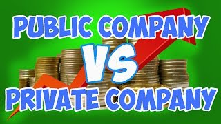 Public vs Private Companies  Whats the difference between a public and private company [upl. by Llebana]