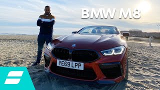 BMW M8 Competition review A 625hp tyreshreding MONSTER [upl. by Anawt]