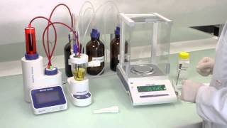 EasyPlus Titrator  Karl Fisher Solid Sample Measurement [upl. by Ynna506]