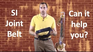 How To Use An SI Belt To Relieve Your Sacroiliac Joint Pain [upl. by Nireil]