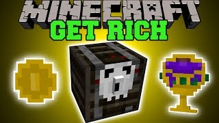 Minecraft GET RICH GOLDEN LOOT GRAVEYARDS EPIC CHESTS amp MORE Mod Showcase [upl. by Gellman]