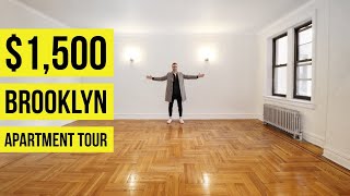 Brooklyn Apartment Tour  New York City Living for 1500  Very Large [upl. by Carissa]