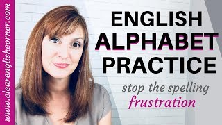 How to Say English Letters American English Alphabet Pronunciation [upl. by Joletta]