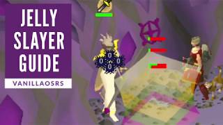 OSRS Jelly Slayer Guide  Safespots and Magic  Ranged  Melee Tactics [upl. by Fairman]