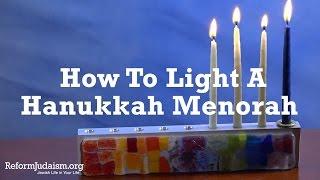 How to Light the Hanukkah Menorah [upl. by Halac]