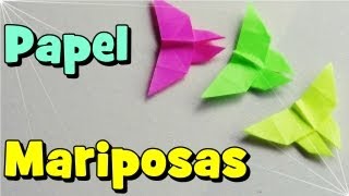 Mariposa de Papel  Origami [upl. by Lawton]