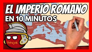 ✅ El IMPERIO ROMANO en 10 minutos  Resumen de la historia de la ANTIGUA ROMA [upl. by Endor561]