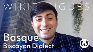 The Basque language casually spoken  Andrew speaking Biscayan  Wikitongues [upl. by Grange81]