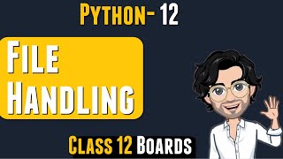 File Handling in Python  Class 12 Computer Science  Lecture 12 [upl. by Ziladnerb802]