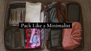 How to Pack Everything in a CarryOn  Minimalist Packing Tips [upl. by Alleyn]