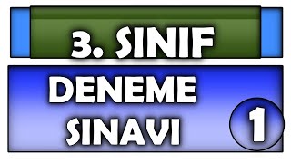 3 Sınıf  Deneme Sınavı 1 [upl. by Euqinommod776]