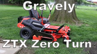 2022 Gravely ZTX Zero Turn Mower  Review amp First Impressions [upl. by Gracye]