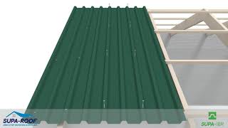 How to install SupaIBR roof covering [upl. by Eerised311]