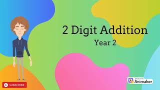 2 Digit Addition  Year 2 Follow Along [upl. by Gildus834]