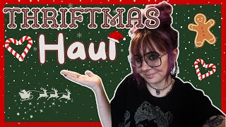 MERRY THRIFTMAS ☆ thrifted Christmas gift haul [upl. by Clarey635]