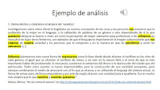 Ejemplo de análisis [upl. by Zendah]