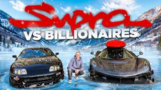 1000HP Supra terrorizing Billionaires Hypercarmeet in Switzerland [upl. by Carter55]